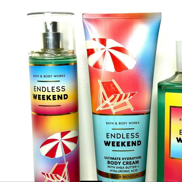 Bath and Body Works Endless Weekend Tropical Summer Gift Set Nwt - Picture 2 of 6